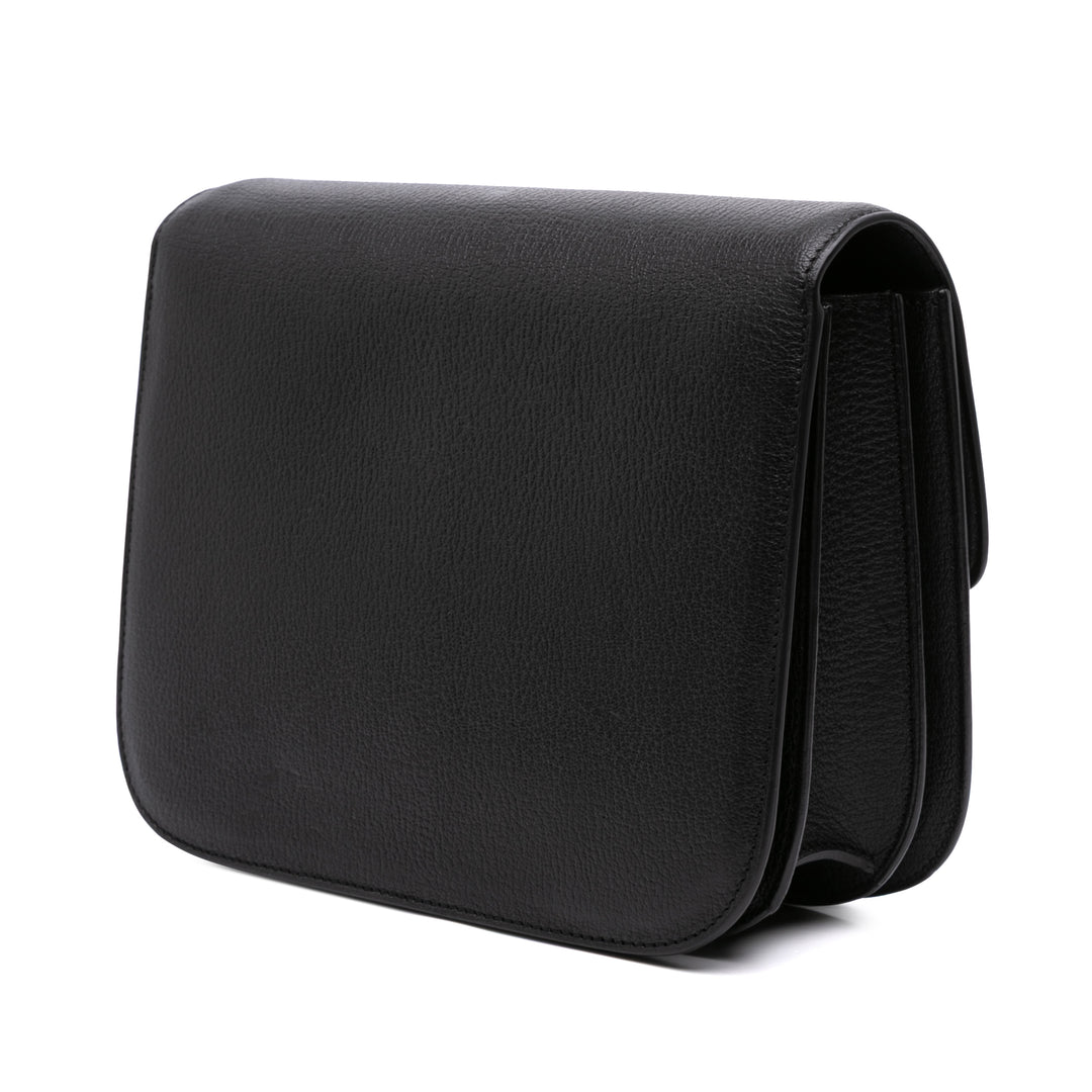 Celine Medium Cuir de veau Classic Boîte Noir