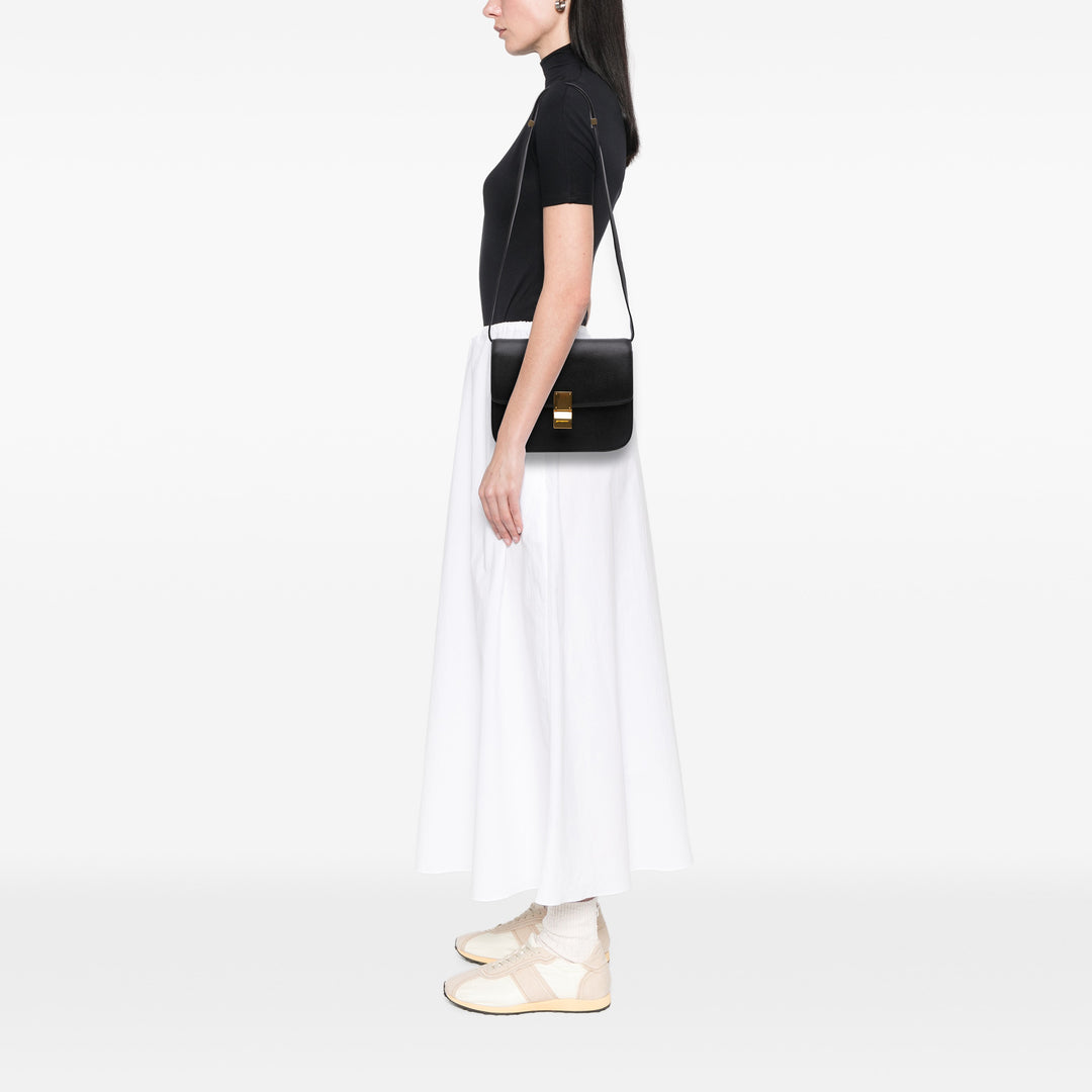 Celine Medium Cuir de veau Classic Boîte Noir