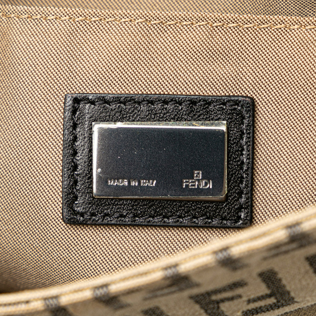 Fendi Zucchino Toile Sac porté croisé