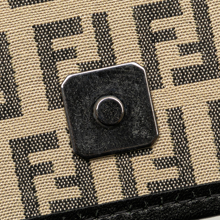 Fendi Zucchino Toile Sac porté croisé