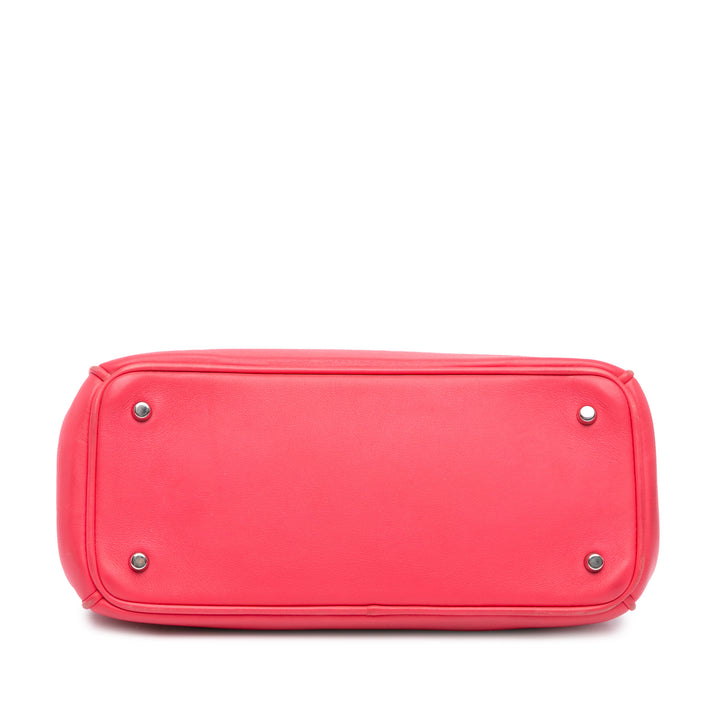 Small Leather Diorissimo Satchel Pink - Gaby Paris