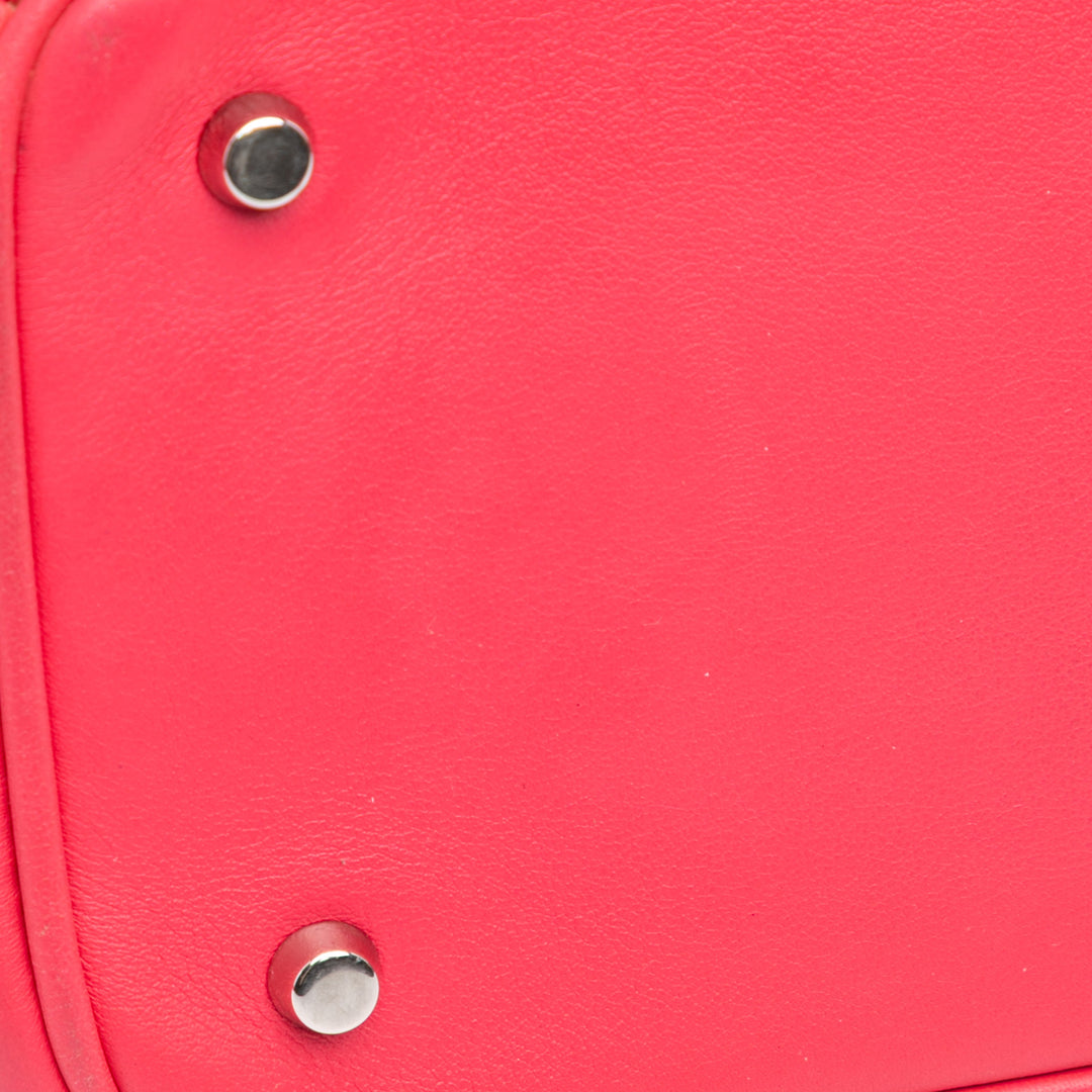 Small Leather Diorissimo Satchel Pink - Gaby Paris