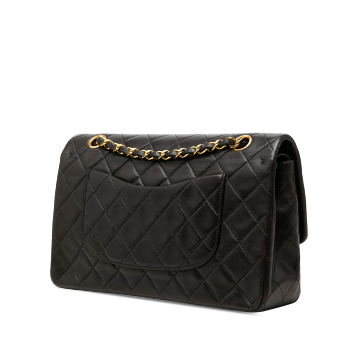 Chanel Classic Double rabat Moyen Cuir d'agneau Noir – vue 2 – GABY PARIS