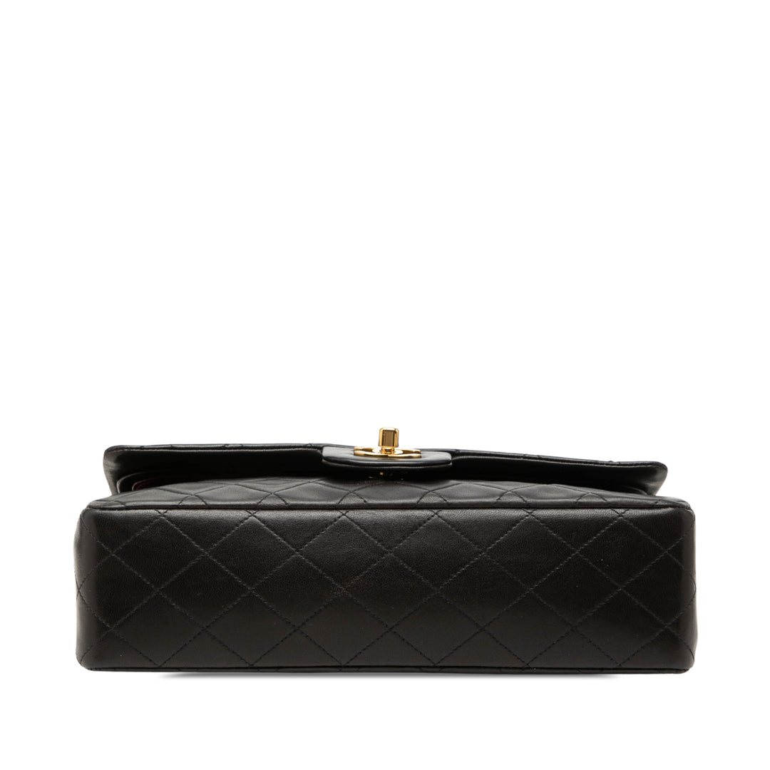 Chanel Classic Double rabat Moyen Cuir d'agneau Noir – vue 3 – GABY PARIS