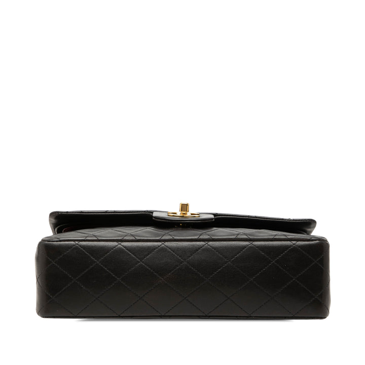 Chanel Classic Double rabat Moyen Cuir d'agneau Noir – vue 3 – GABY PARIS