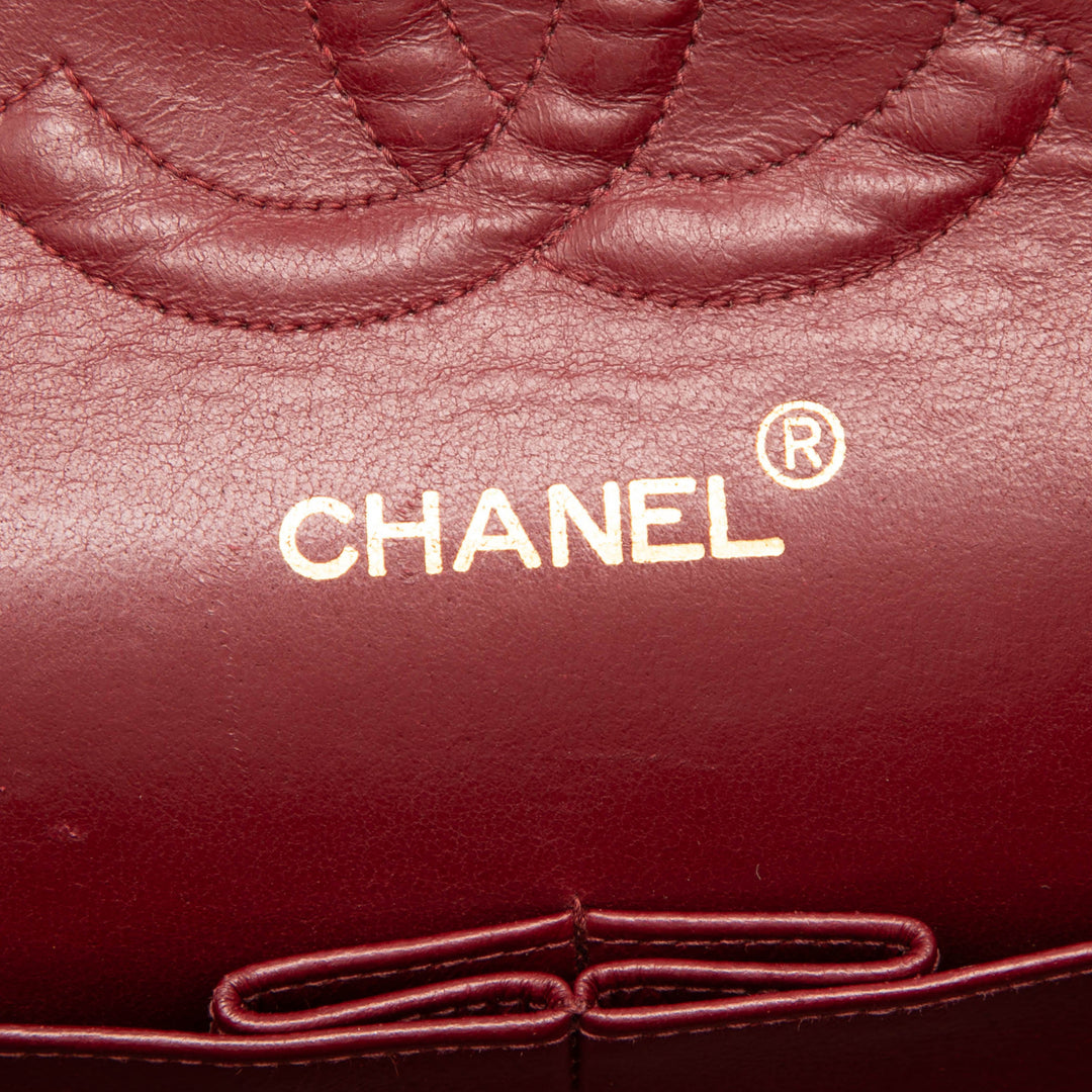Chanel Classic Double rabat Moyen Cuir d'agneau Noir – vue 5 – GABY PARIS