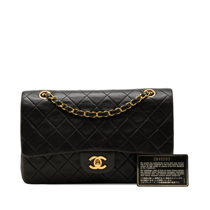 Chanel Classic Double rabat Moyen Cuir d'agneau Noir – vue 7 – GABY PARIS