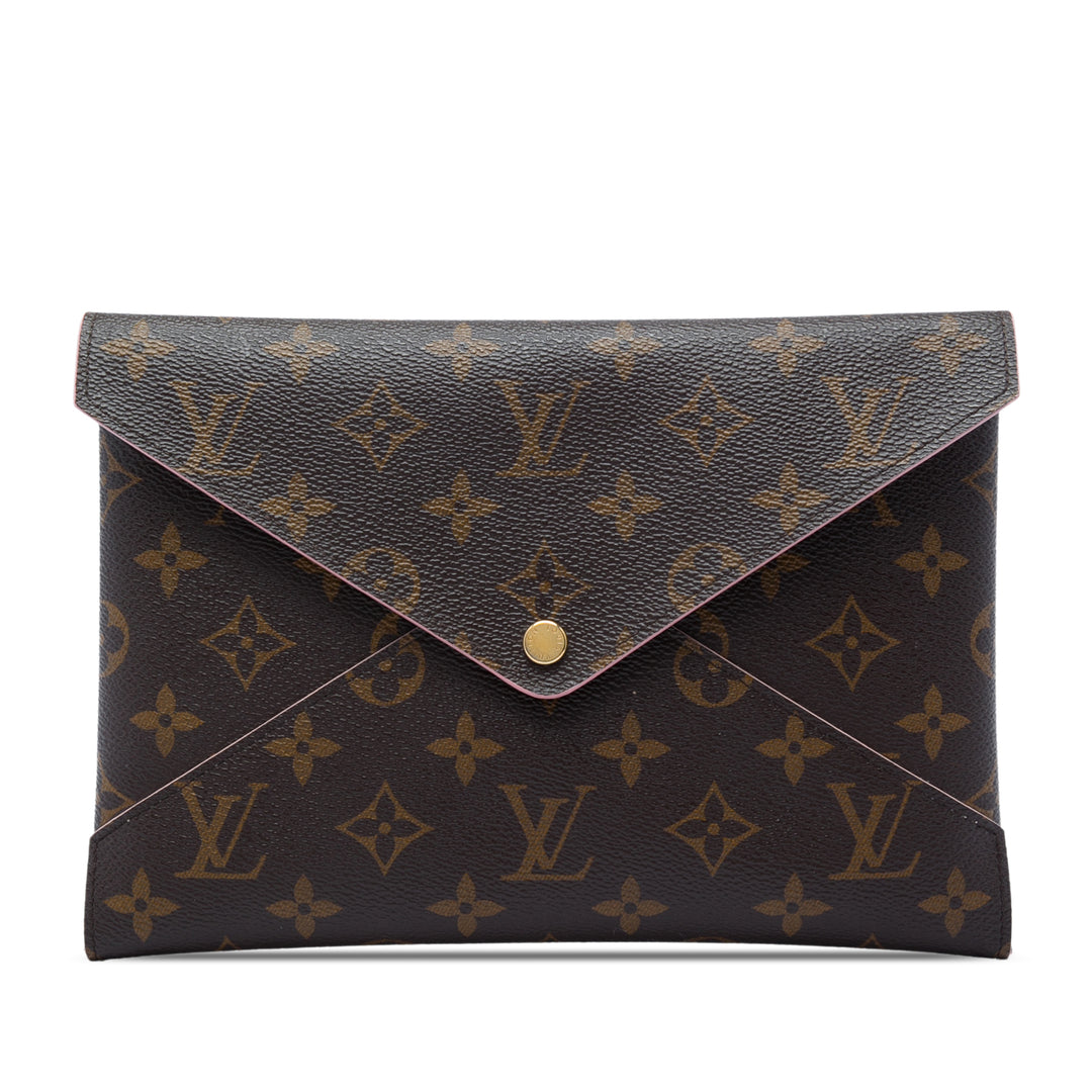 Pochette Kirigami GM Monogram Marron