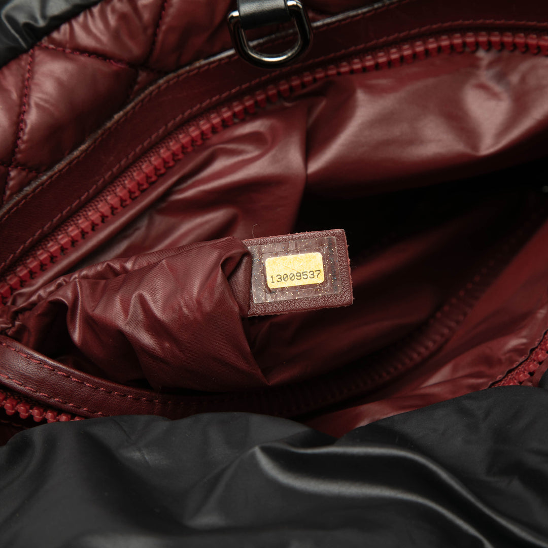 Chanel Medium Matelassé Nylon Coco Cocoon Cabas