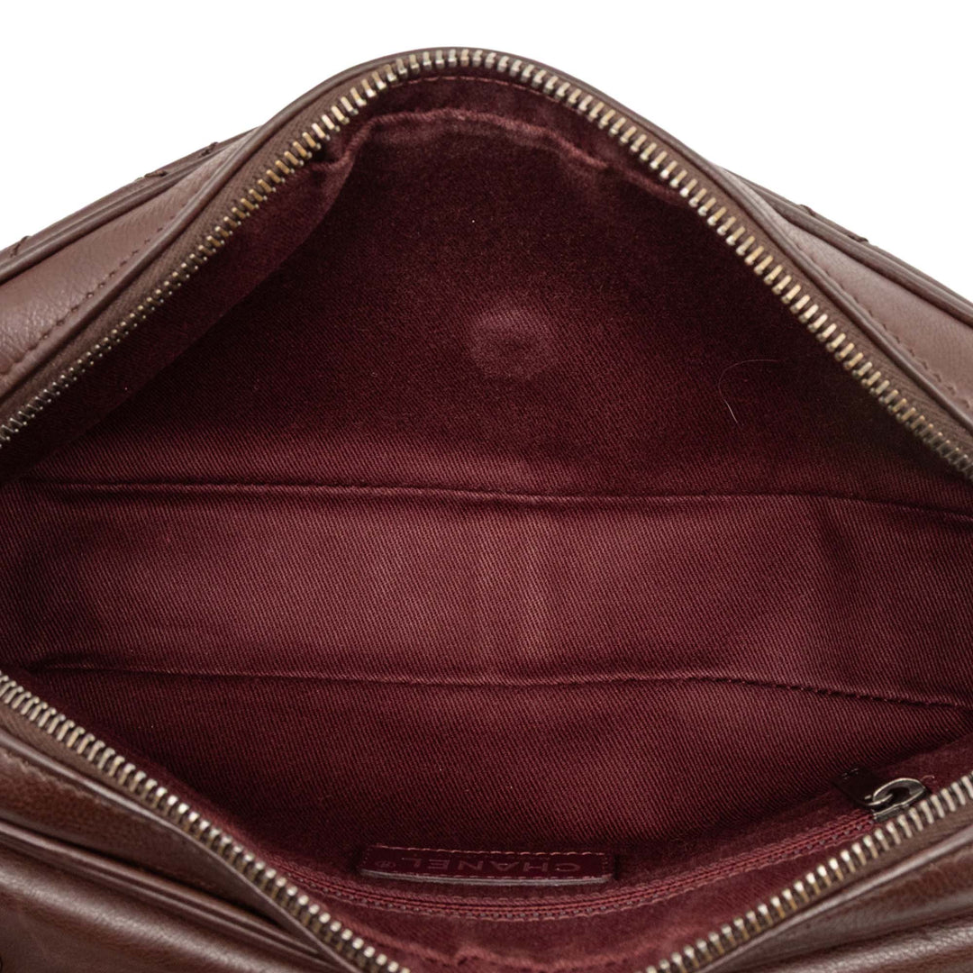 Chanel Paris Edinburgh Medium Cuir de veau Coco Sporran à rabat