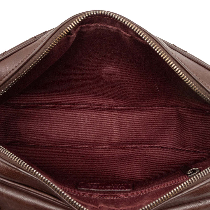 Chanel Paris Edinburgh Medium Cuir de veau Coco Sporran à rabat