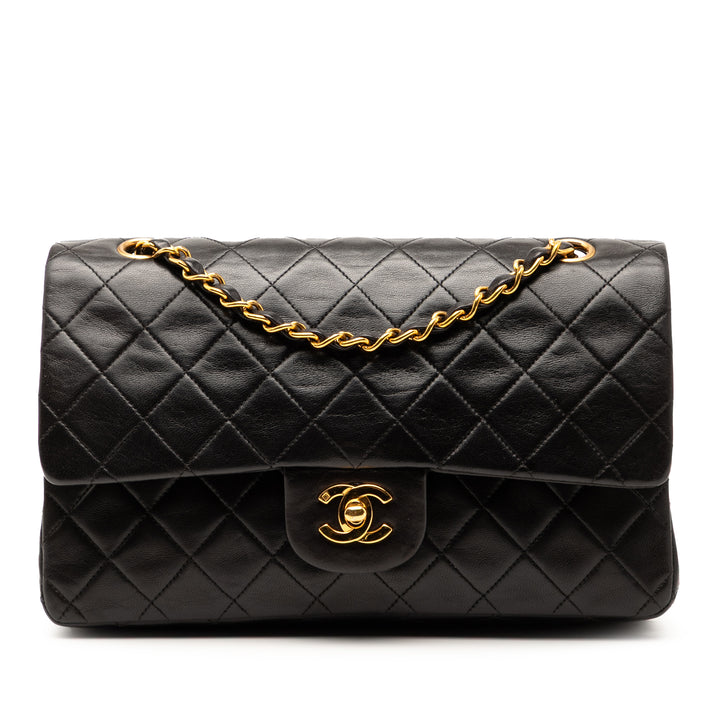 Chanel Medium Classic Cuir d’agneau Double rabat