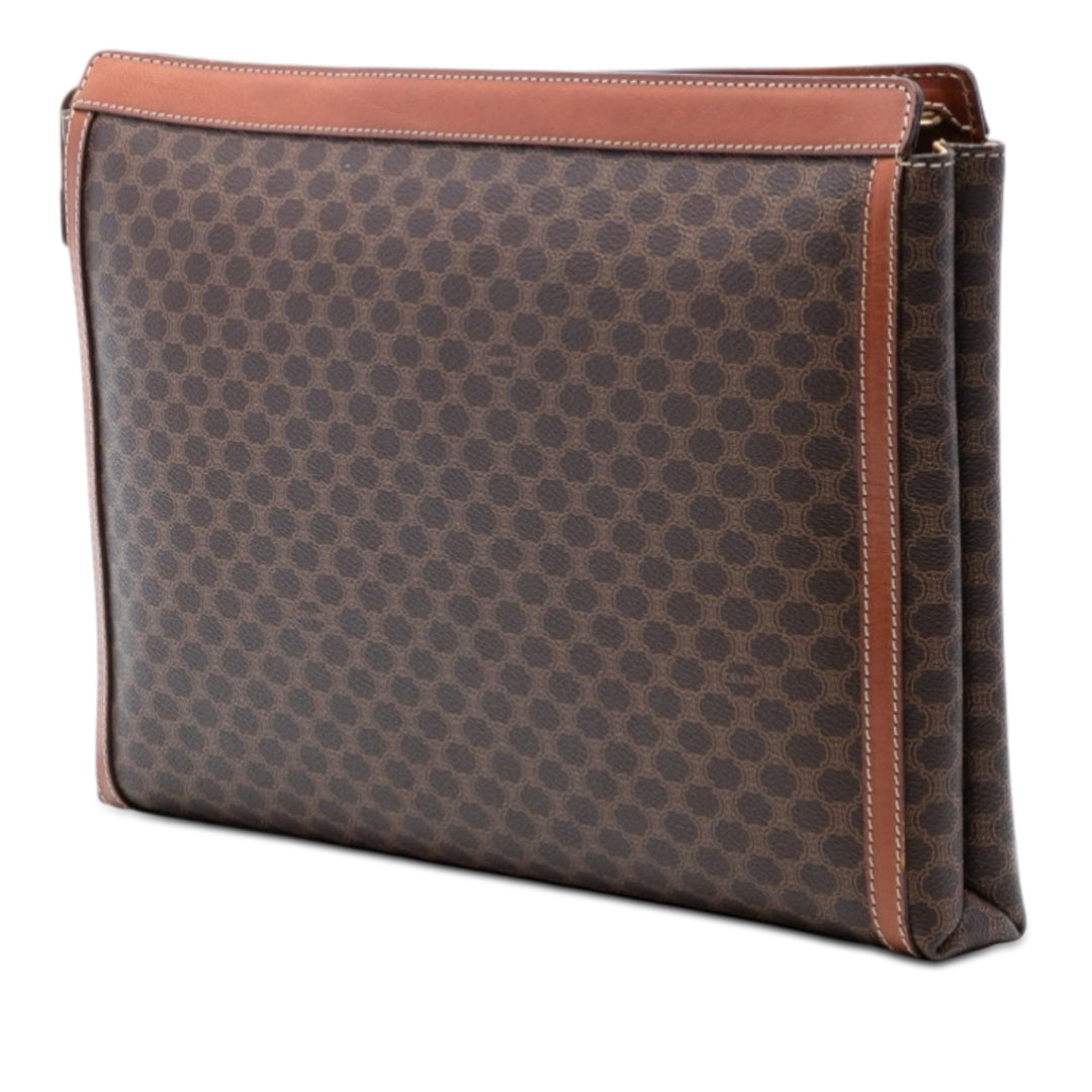 Celine Macadam Coated Toile Pochette