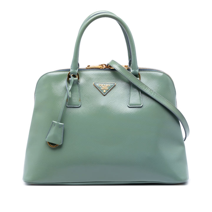 Prada Large Saffiano Vernice Promenade Sac