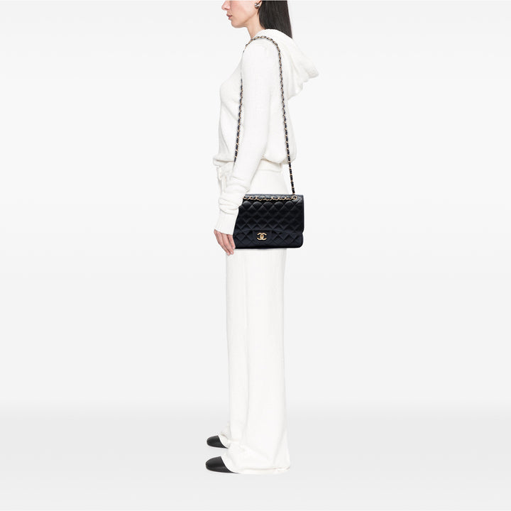 Chanel Classic Double rabat Jumbo Cuir caviar Noir – vue 6 – GABY PARIS