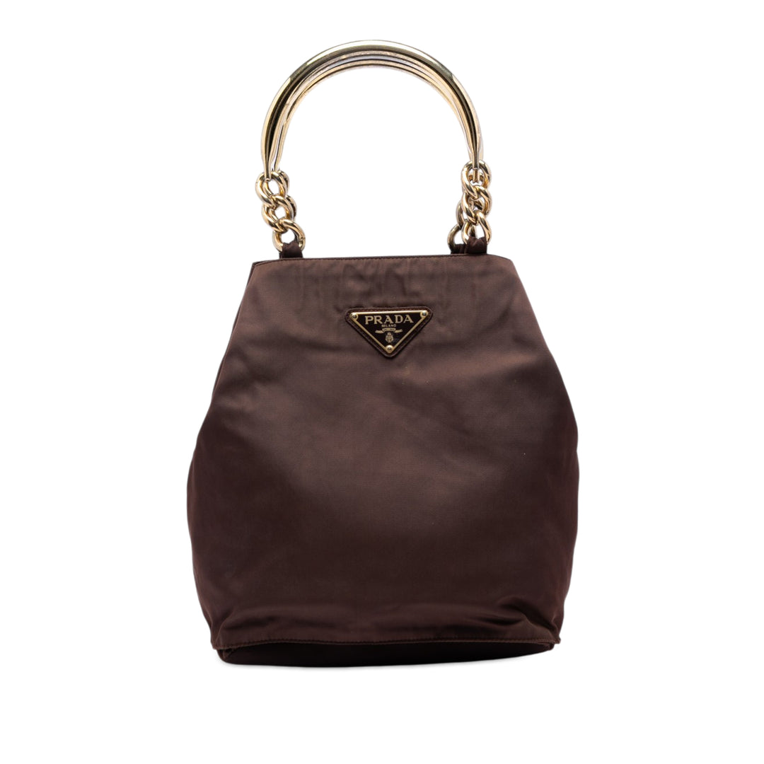 Prada Poignée Sac Nylon Tessuto