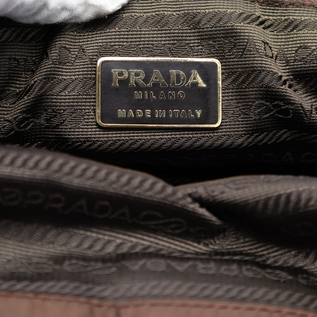 Prada Poignée Sac Nylon Tessuto