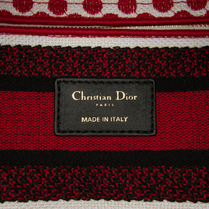 Dior DiorAmour Medium brodé Toile Dots Lady D Lite