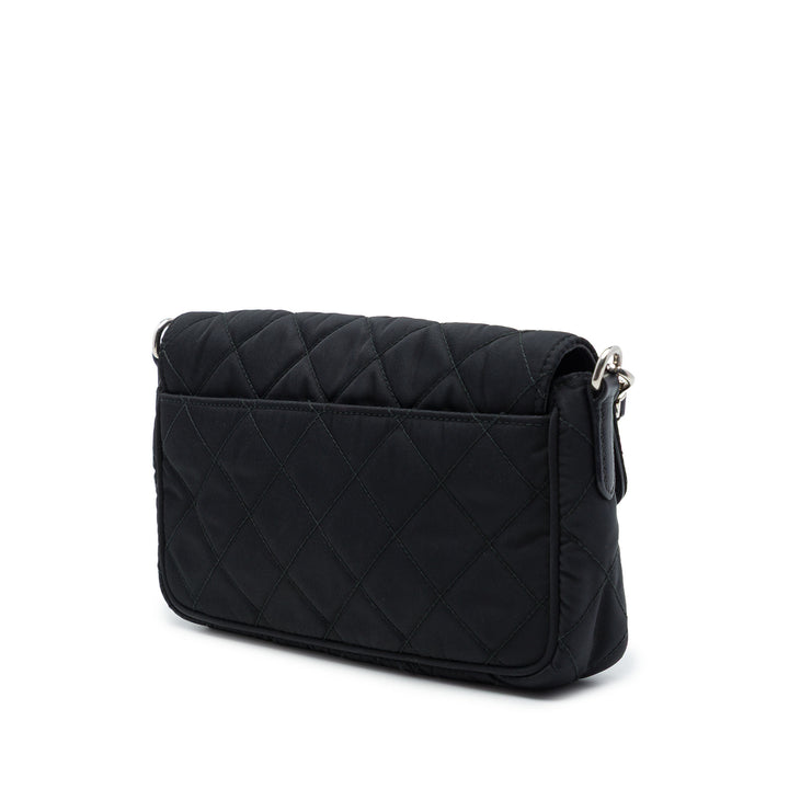 Prada Sac bandoulière Impuntu Tessuto Noir – vue 2 – GABY PARIS