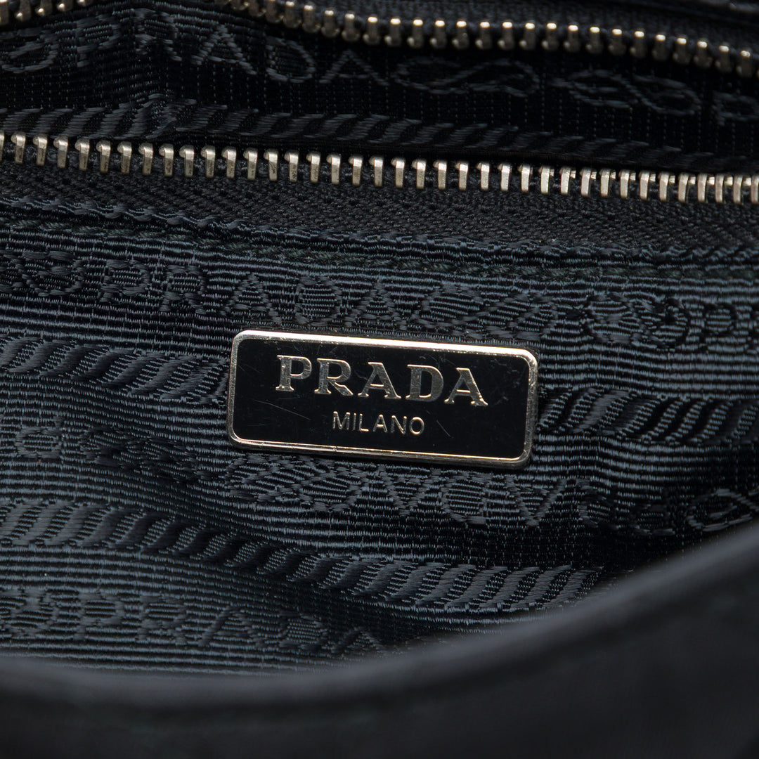 Prada Sac bandoulière Impuntu Tessuto Noir – vue 5 – GABY PARIS
