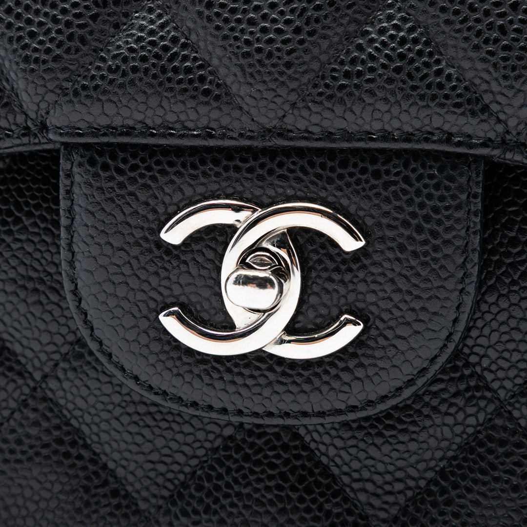 Chanel Jumbo Classic Caviar Double rabat