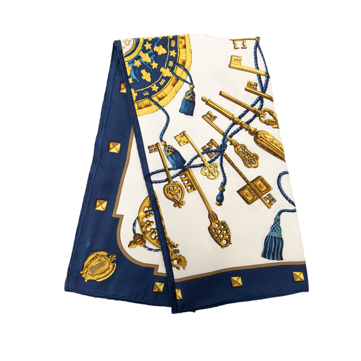Les Cles Foulard 90 Bleu