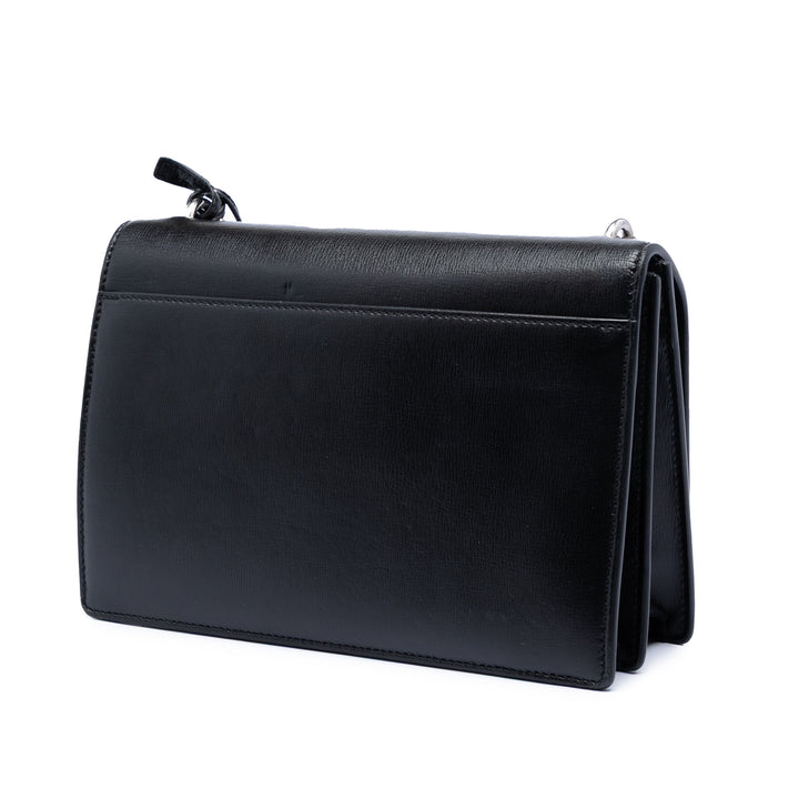 Saint Laurent Medium Cuir de veau Monogram Sunset Sac porté croisé