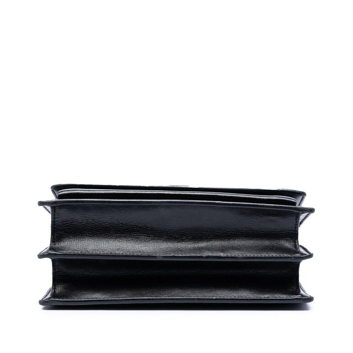 Saint Laurent Medium Cuir de veau Monogram Sunset Sac porté croisé