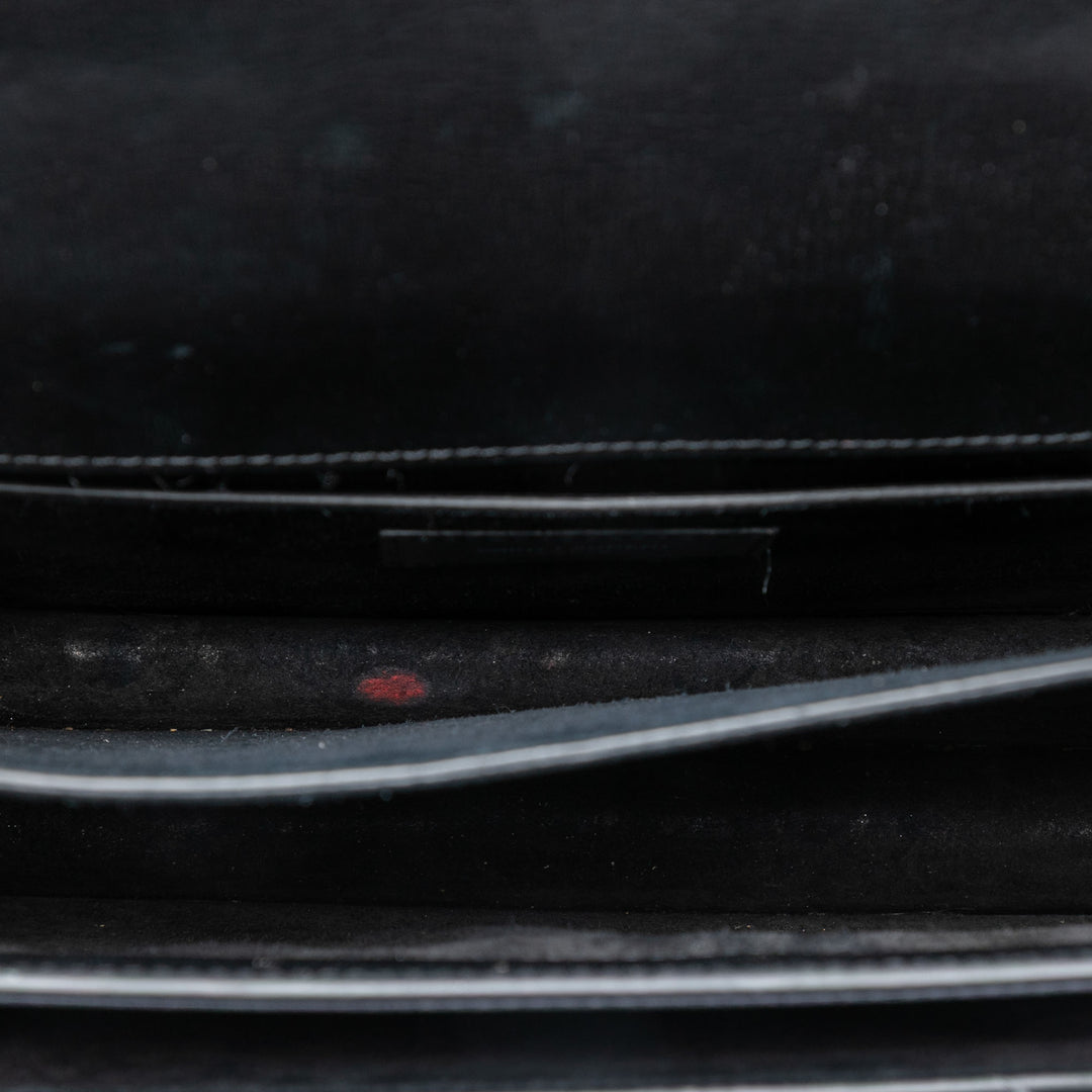 Saint Laurent Medium Cuir de veau Monogram Sunset Sac porté croisé