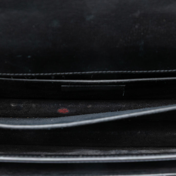 Saint Laurent Medium Cuir de veau Monogram Sunset Sac porté croisé
