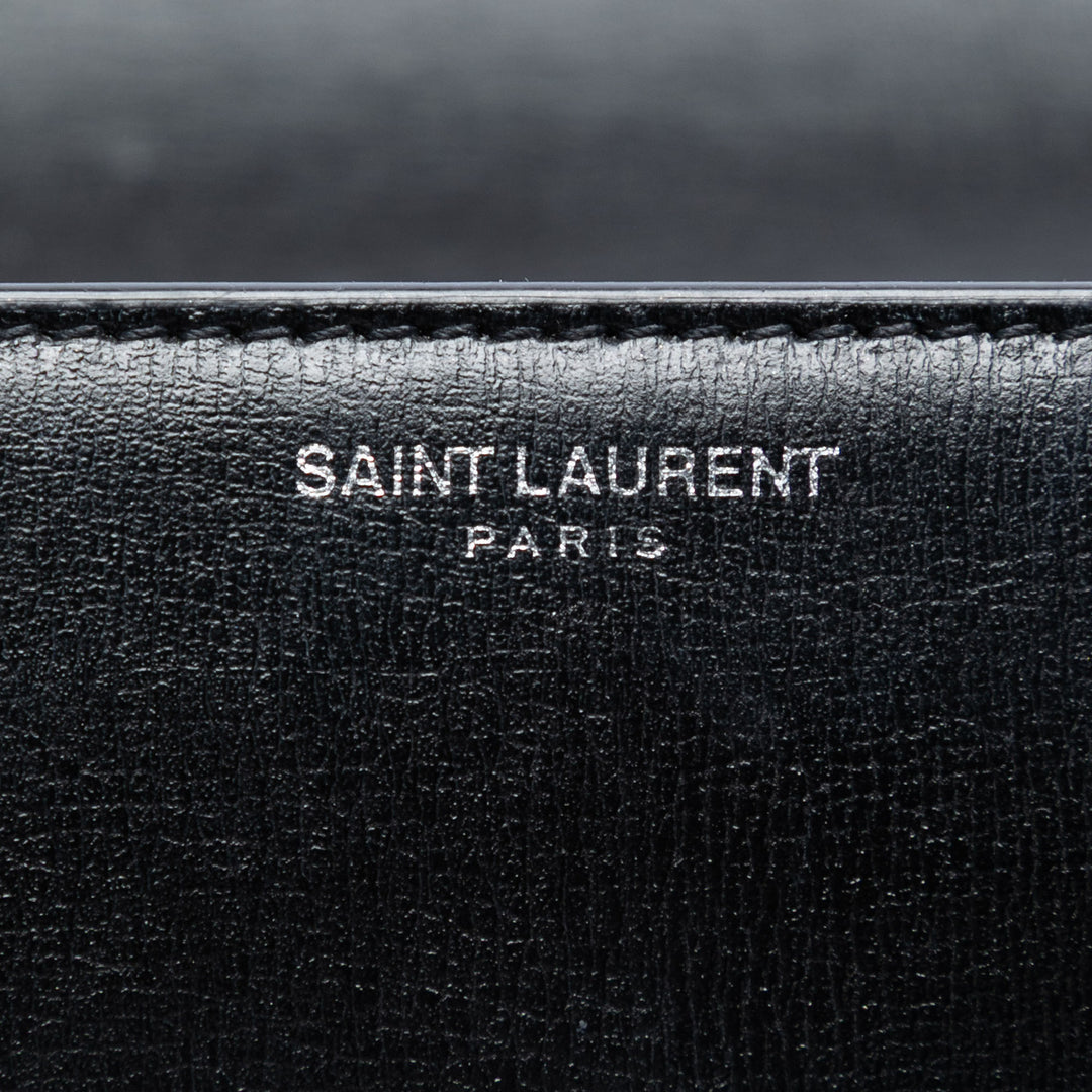 Saint Laurent Medium Cuir de veau Monogram Sunset Sac porté croisé