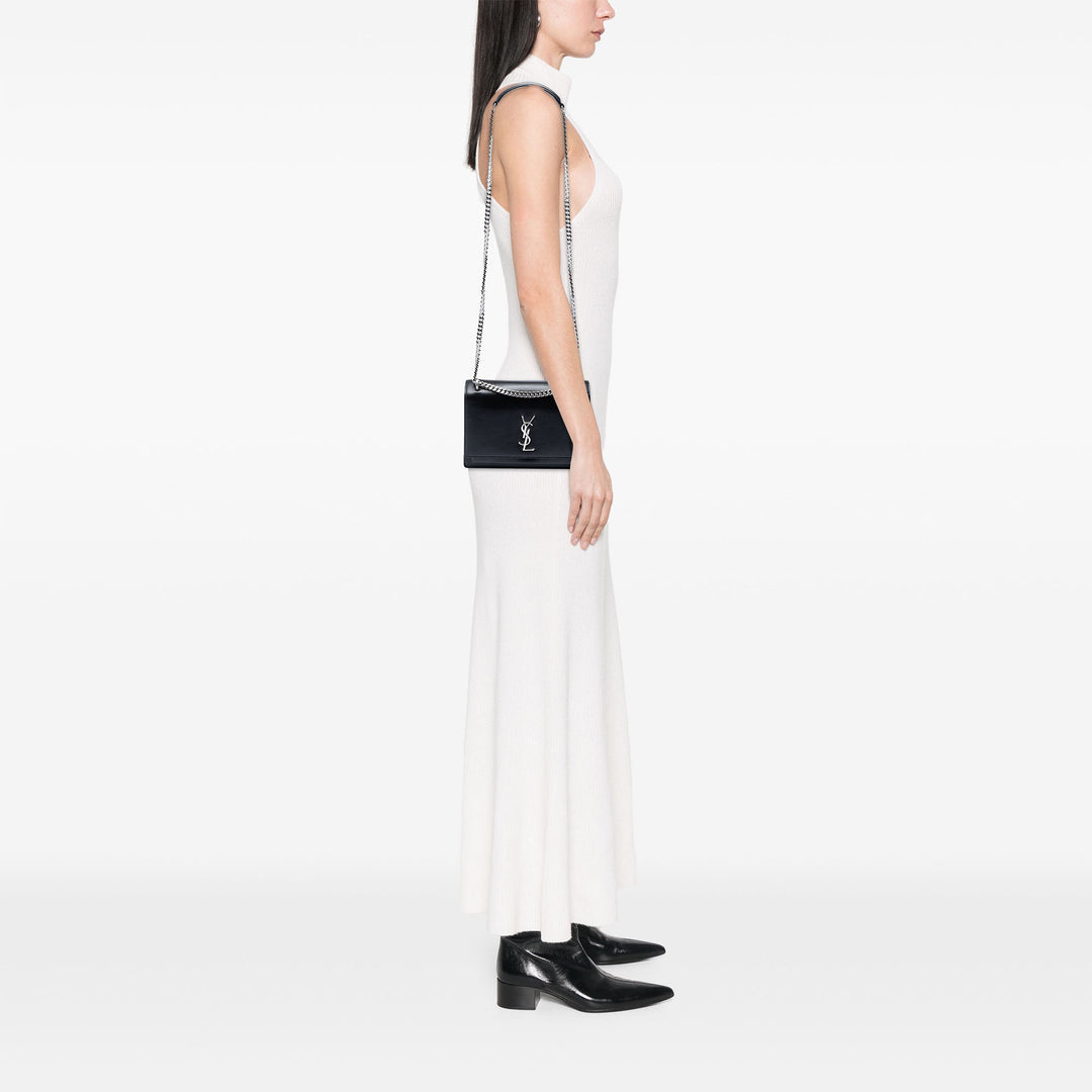Saint Laurent Medium Cuir de veau Monogram Sunset Sac porté croisé