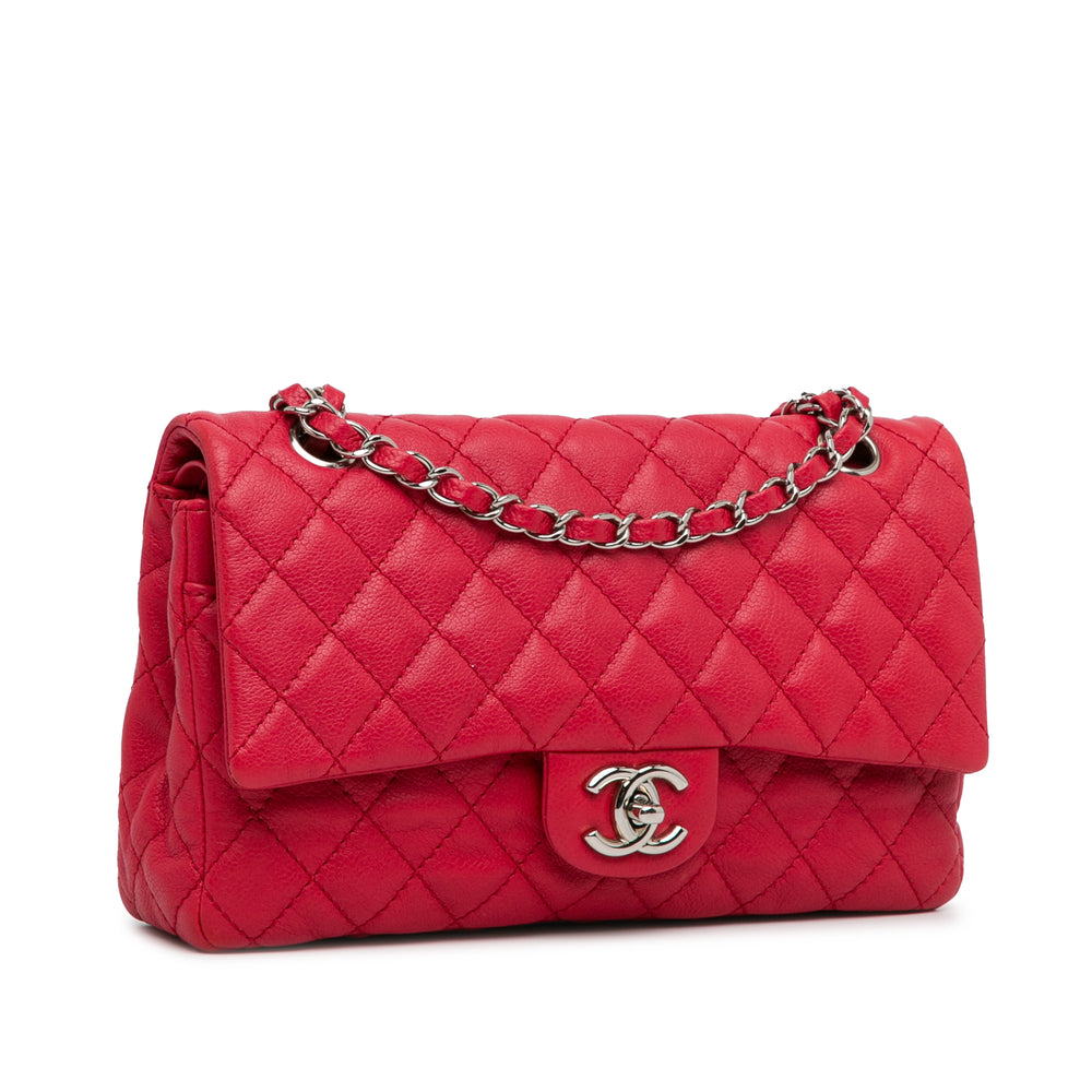 Medium Classic Caviar Double Flap Red - Gaby Paris