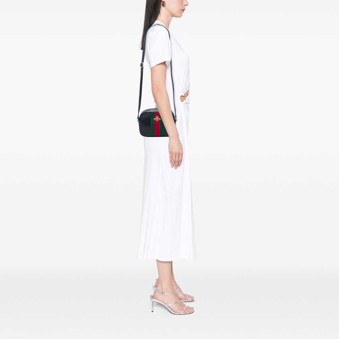 Gucci Cuir de veau Web Webby Bee Sac caméra