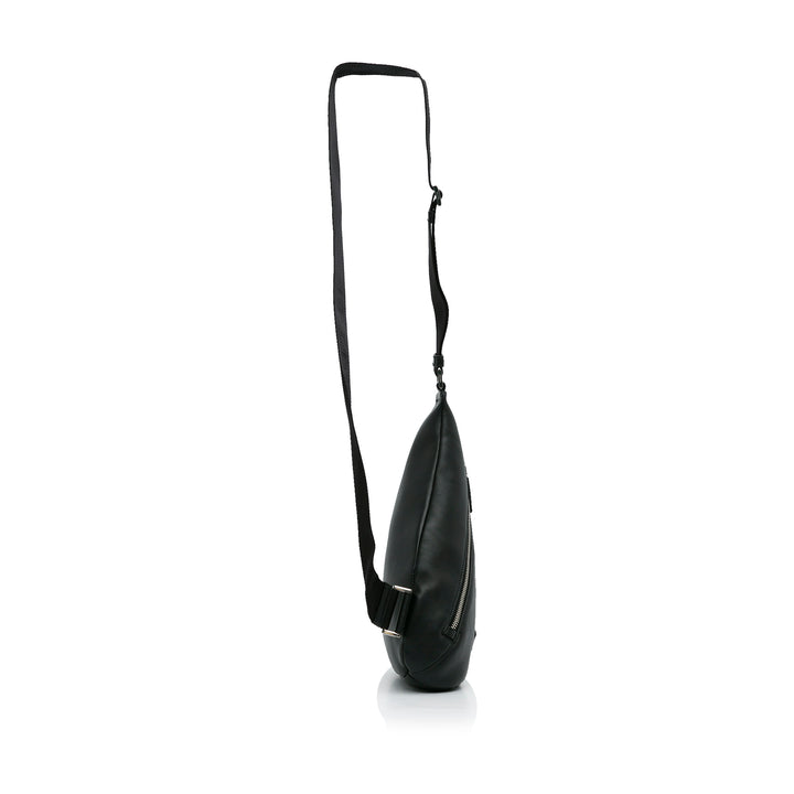 Prada Cross Leather Bag Black - Gaby Paris