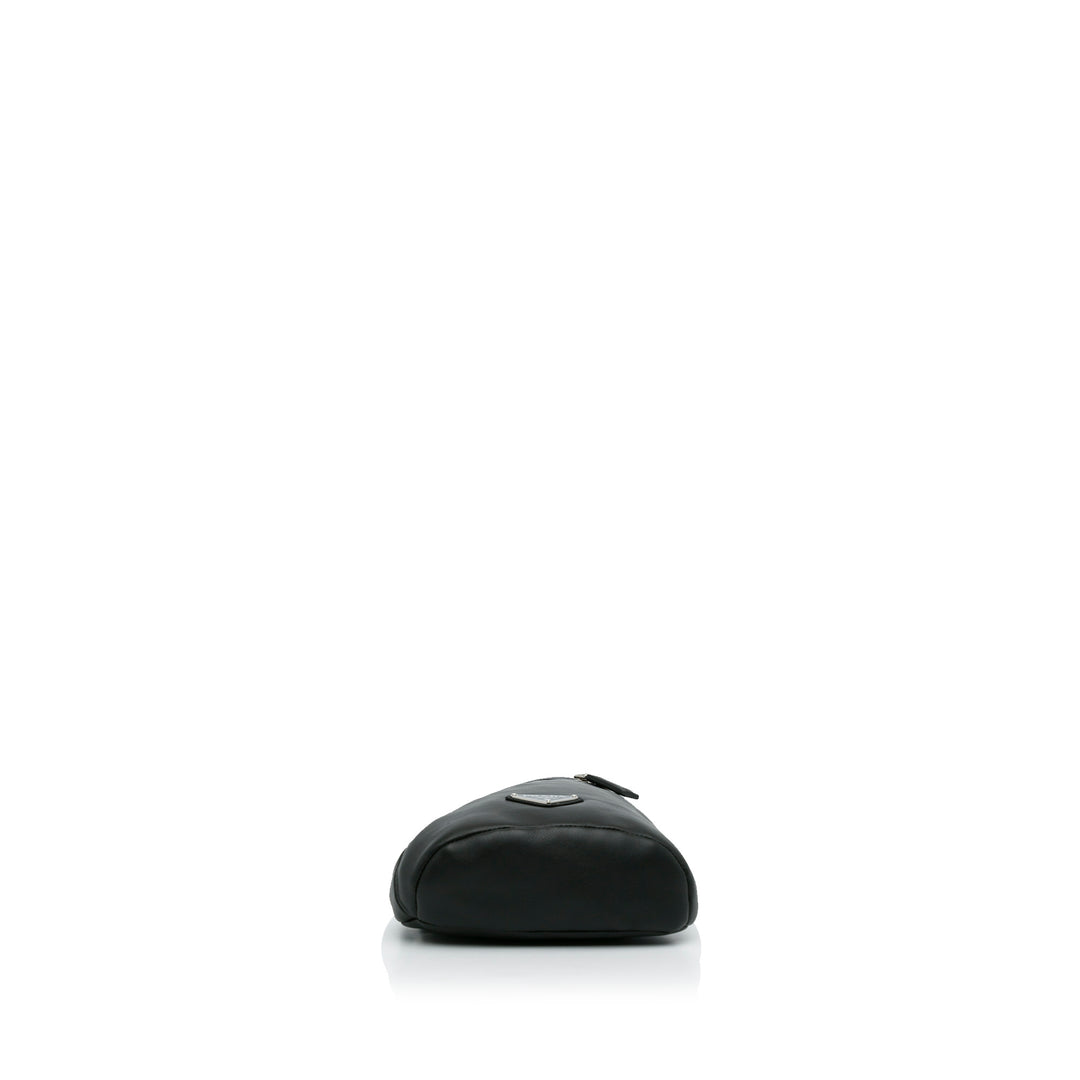 Prada Cross Leather Bag Black - Gaby Paris