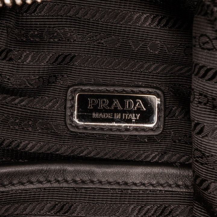 Prada Cross Leather Bag Black - Gaby Paris