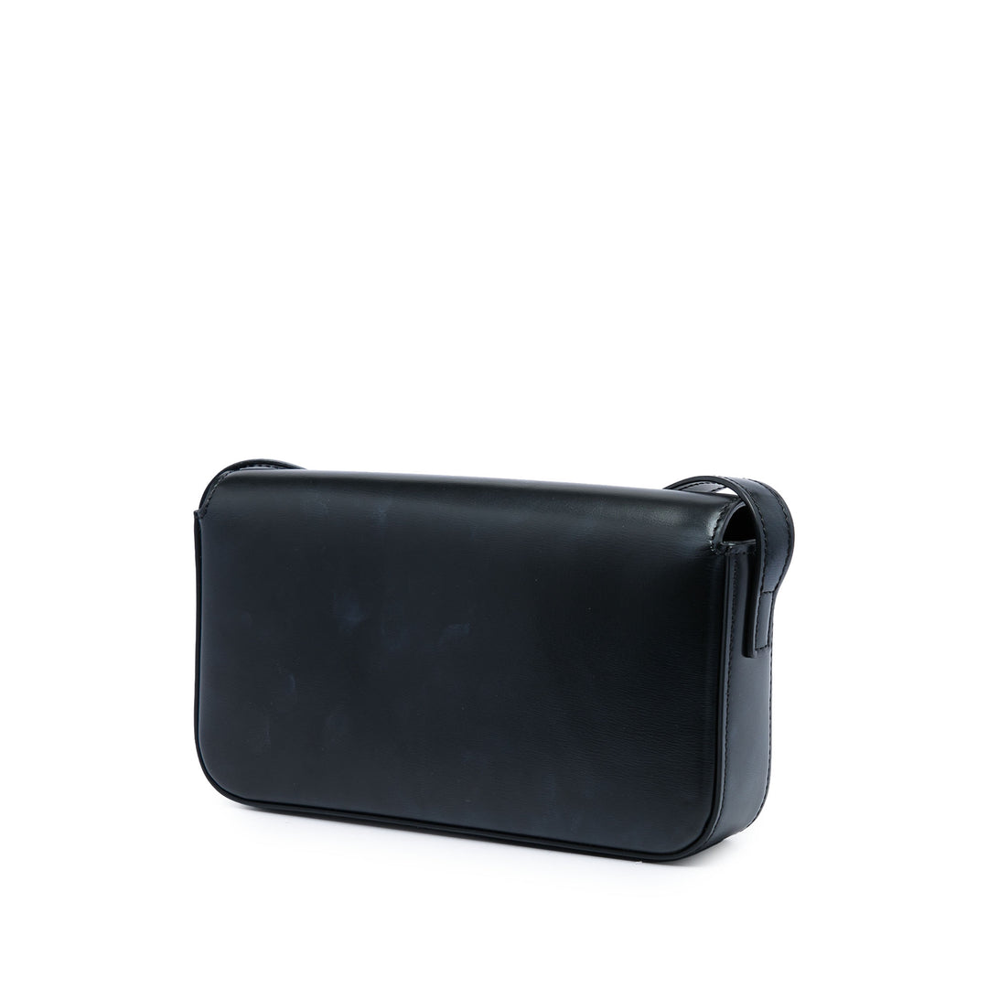 Celine brillant Triomphe Claude Sac Cuir de veau Noir – vue 2 – GABY PARIS