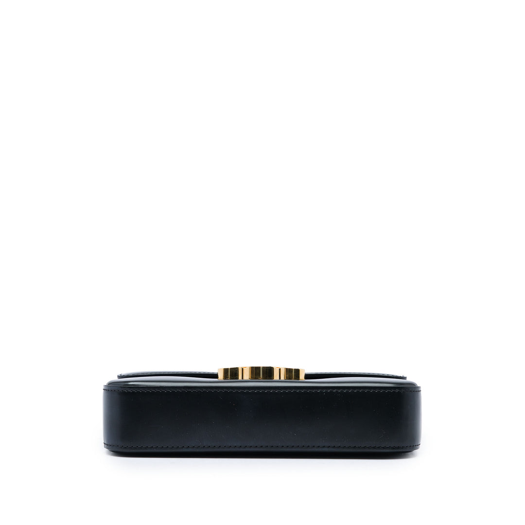 Celine brillant Triomphe Claude Sac Cuir de veau Noir – vue 3 – GABY PARIS