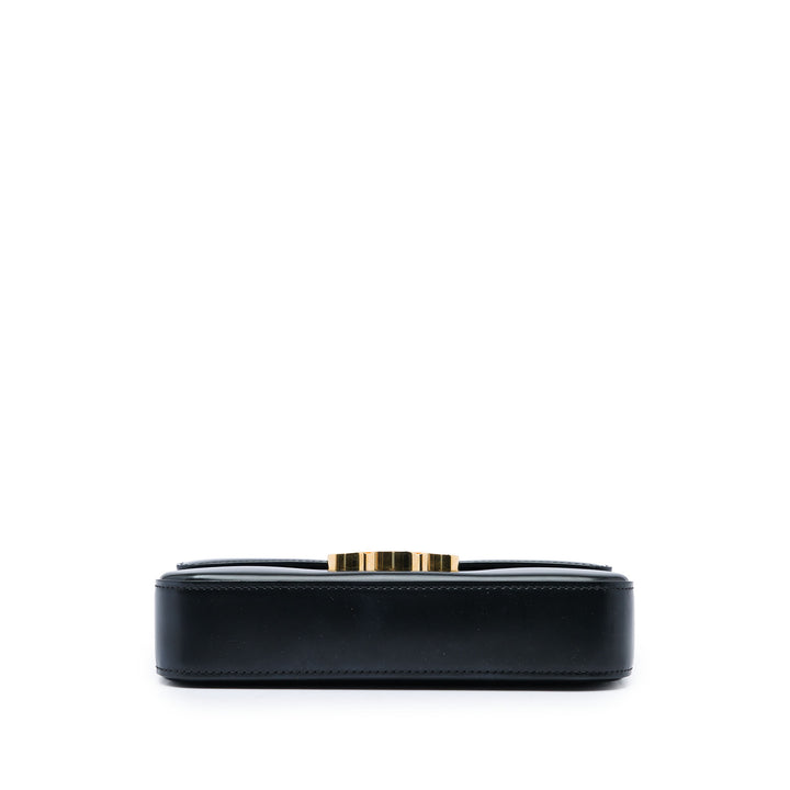Celine brillant Triomphe Claude Sac Cuir de veau Noir – vue 3 – GABY PARIS