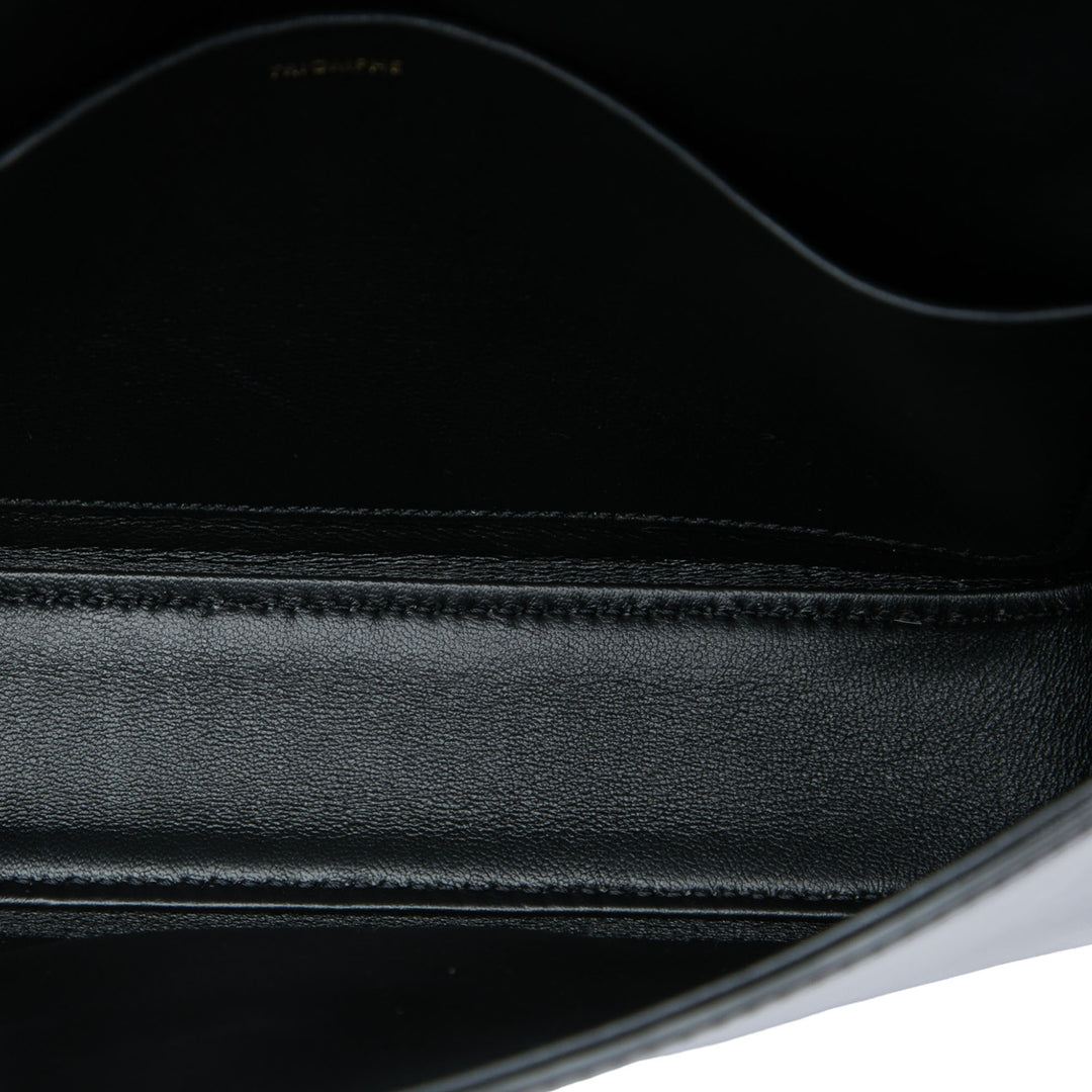 Celine brillant Triomphe Claude Sac Cuir de veau Noir – vue 4 – GABY PARIS