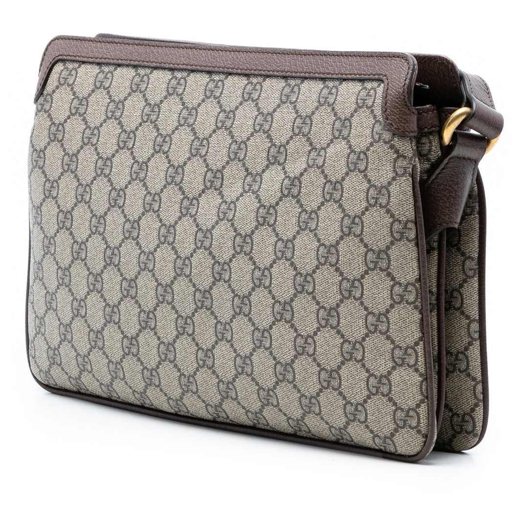 Gucci Medium GG Supreme Web Ophidia Sac porté croisé