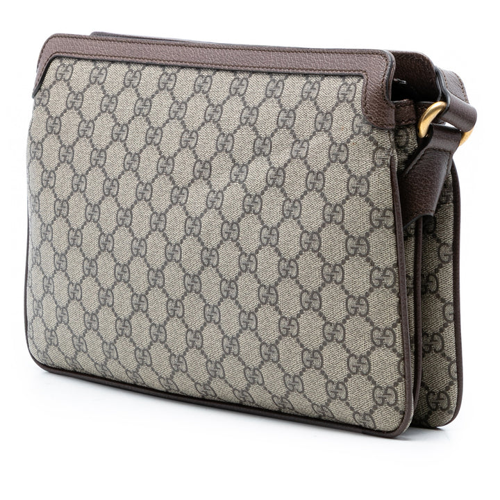 Gucci Medium GG Supreme Web Ophidia Sac porté croisé