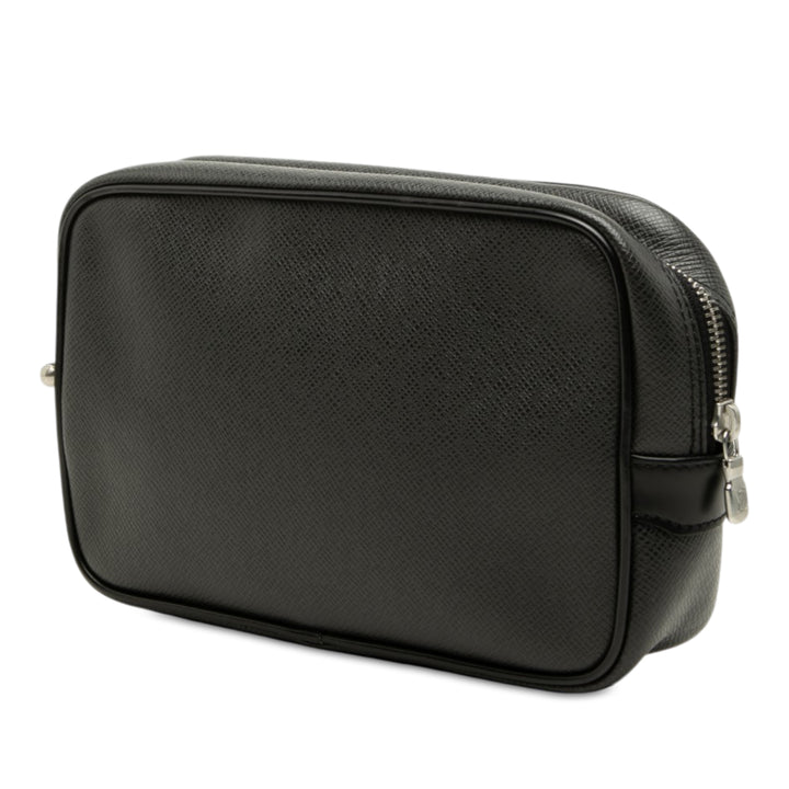 Louis Vuitton Taiga Pochette Kaluga Noir – vue 2 – GABY PARIS