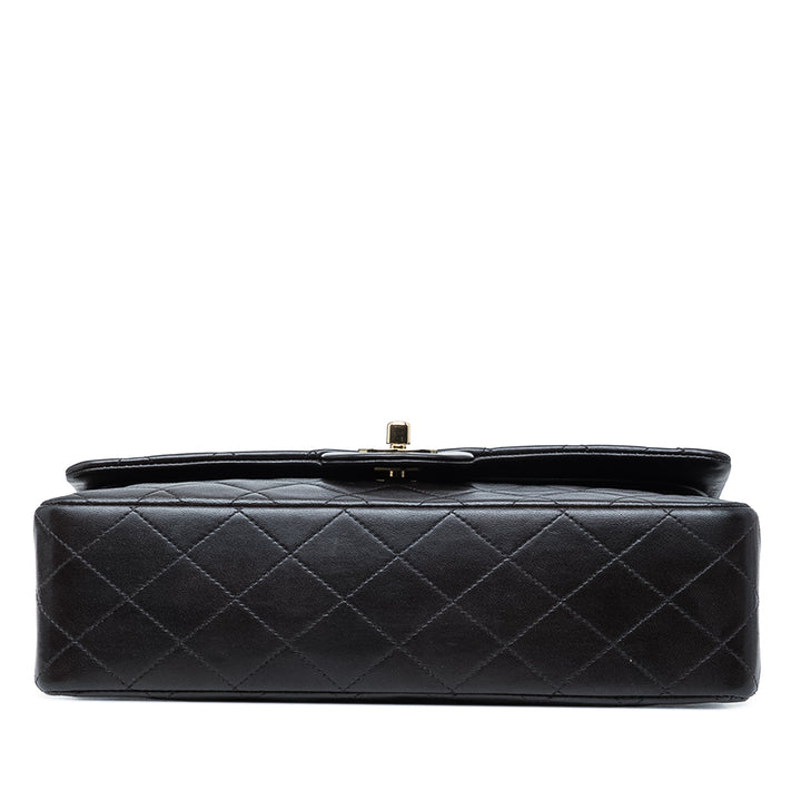 Chanel Classic Double rabat Moyen Cuir d'agneau Noir – vue 3 – GABY PARIS