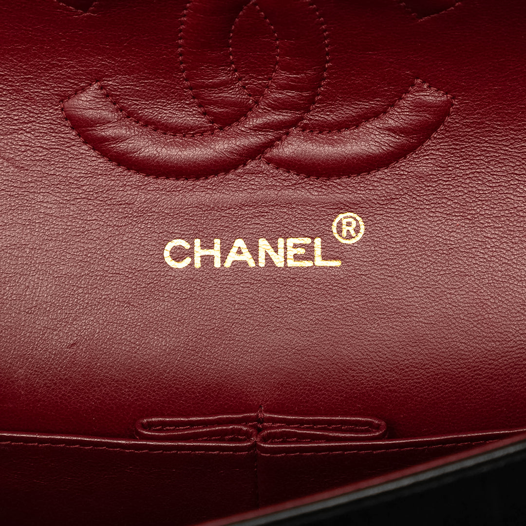 Chanel Classic Double rabat Moyen Cuir d'agneau Noir – vue 5 – GABY PARIS