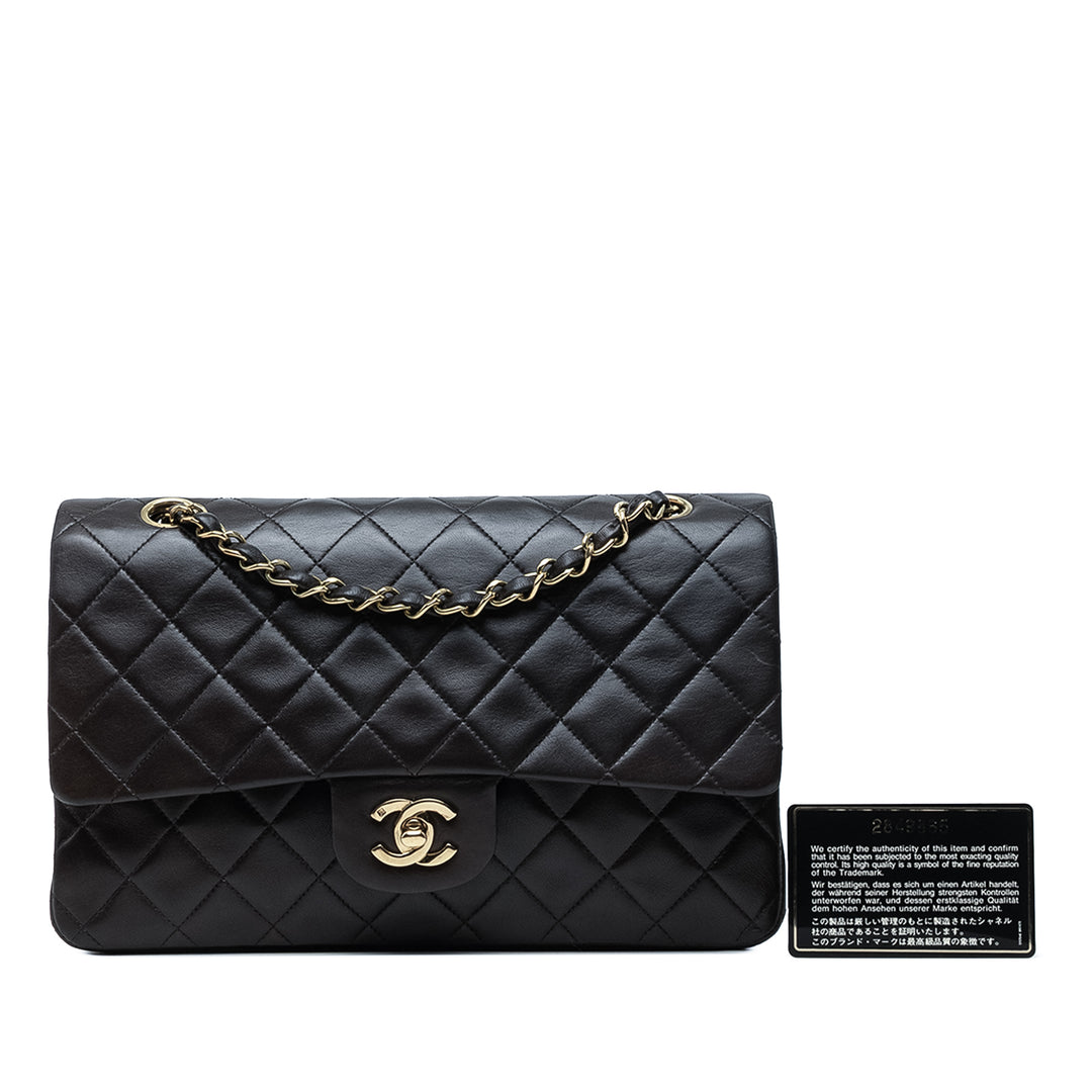 Chanel Classic Double rabat Moyen Cuir d'agneau Noir – vue 7 – GABY PARIS