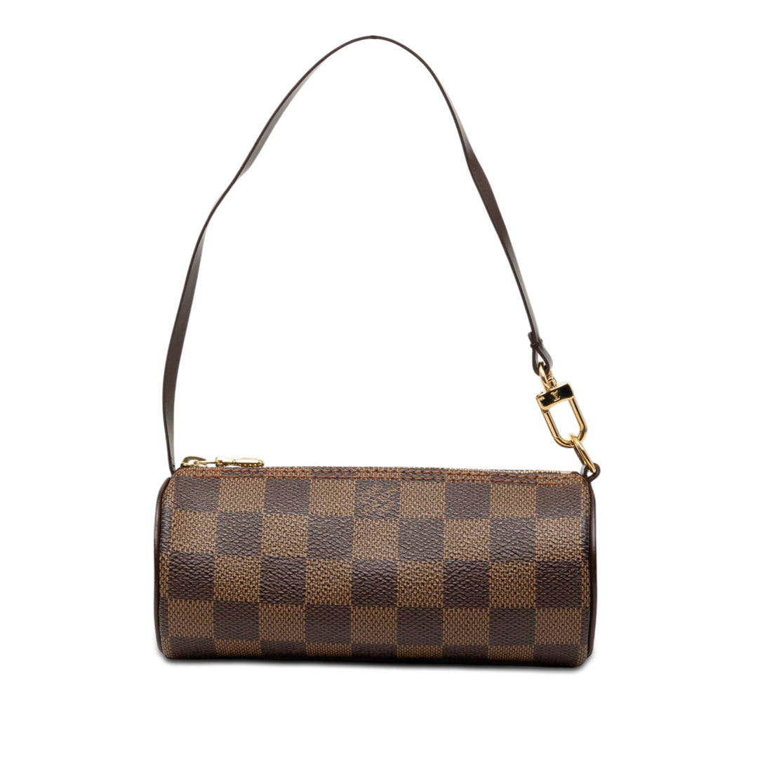 Papillon Pochette Damier Ébène Marron