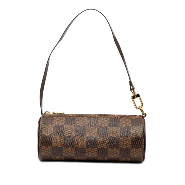 Papillon Pochette Damier Ébène Marron