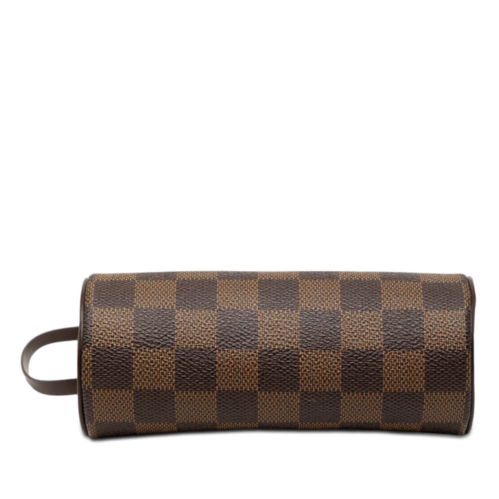 Papillon Pochette Damier Ébène Marron